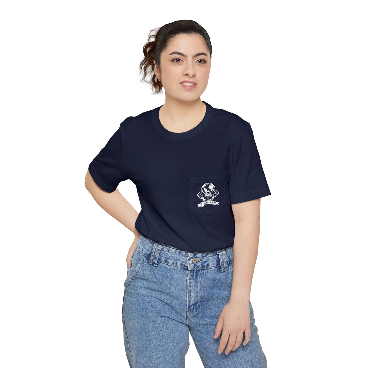 Pocket T-Shirt — Minimalist White Pocket Tee
