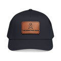 Mid Profile Baseball Cap with Leather Patch