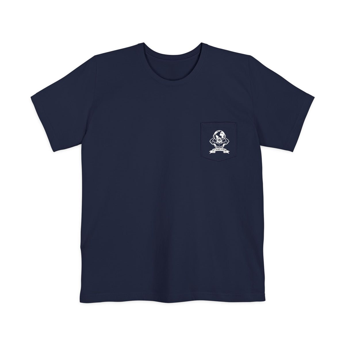 Pocket T-Shirt — Minimalist White Pocket Tee