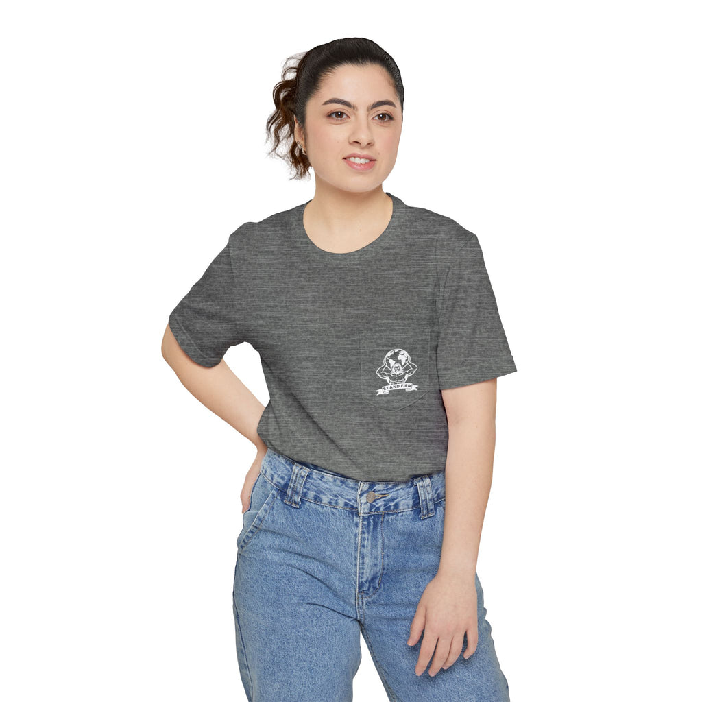 Pocket T-Shirt — Minimalist White Pocket Tee